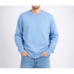 Tek Gear ultrasoft Fleece unisex  Lined Sweatshirt Sz M  Blue